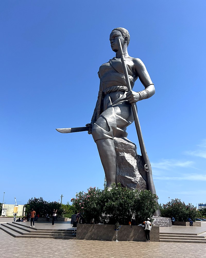 Dahomey Amazons monument, Cotonou — a landmark cultural site in Benin Republic